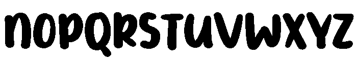 PG Thick Bestie Font UPPERCASE