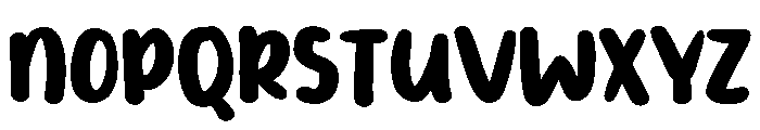 PG Thick Bestie Font LOWERCASE