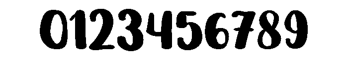 PG Thick Brush Font OTHER CHARS