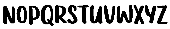 PG Thickster Font UPPERCASE
