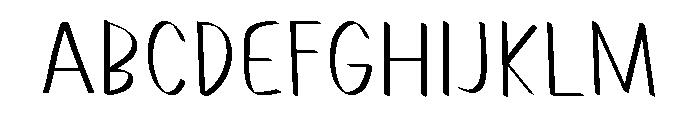 PG Twilight Font UPPERCASE
