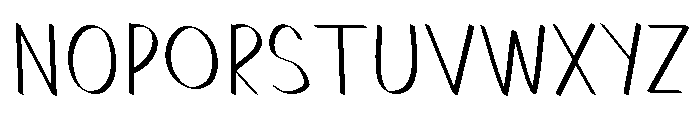 PG Twilight Font UPPERCASE