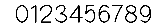 PG Unicorn Regular Font OTHER CHARS