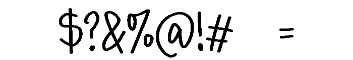 PG Valentine Waves Font OTHER CHARS