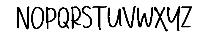 PG Valentine Waves Font UPPERCASE