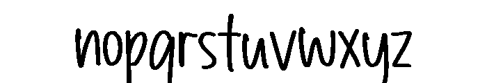 PG Valentine Waves Font LOWERCASE