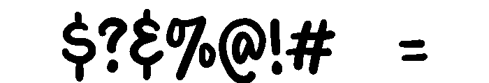 PG Varsity Brush Font OTHER CHARS
