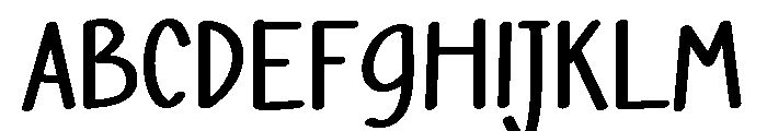 PG Velmora Regular Font UPPERCASE