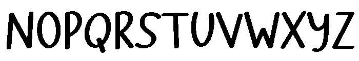 PG Velmora Regular Font UPPERCASE