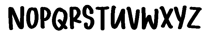 PG Vindes Night Regular Font UPPERCASE