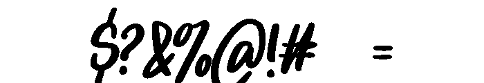 PG Vintage Signature Font OTHER CHARS