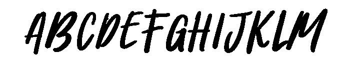 PG Vintage Signature Font UPPERCASE
