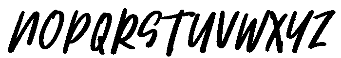 PG Vintage Signature Font UPPERCASE