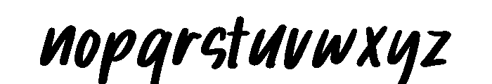 PG Vintage Signature Font LOWERCASE