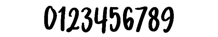 PG Welcome Font OTHER CHARS