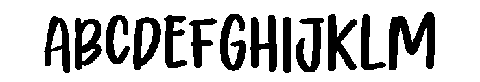 PG Welcome Font UPPERCASE
