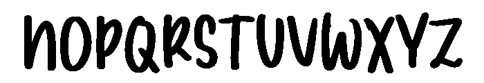 PG Welcome Font UPPERCASE