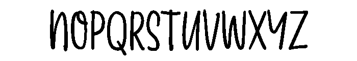 PG Wensokia Regular Font UPPERCASE