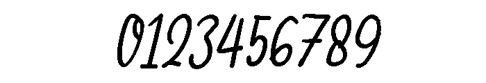 PG Wensokia Slanted Font OTHER CHARS