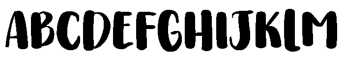 PG Whisper Brush Font UPPERCASE
