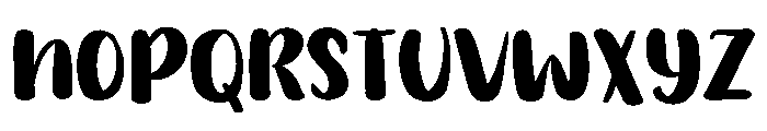 PG Whisper Brush Font UPPERCASE