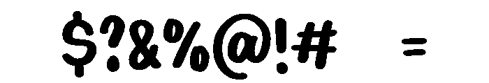 PG Whisper Regular Font OTHER CHARS