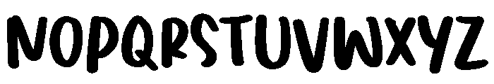 PG Whisper Regular Font UPPERCASE