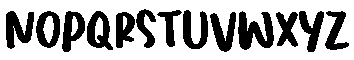 PG Whisper Regular Font LOWERCASE