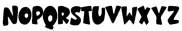 PG Wicked Regular Font UPPERCASE
