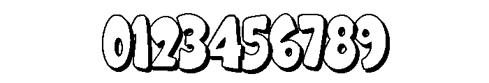PG Wicked Shadow Font OTHER CHARS