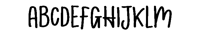 PG Wiggle Regular Font UPPERCASE