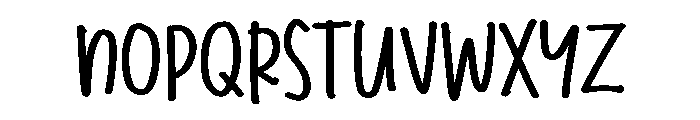 PG Wiggle Regular Font UPPERCASE