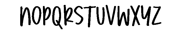 PG Wildbrush Font UPPERCASE