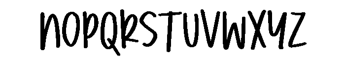 PG Wildbrush Font LOWERCASE