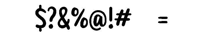 PG Wonderland Font OTHER CHARS