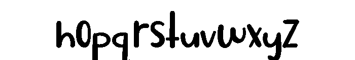 PG Wonderland Font LOWERCASE