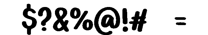 PG Writello Font OTHER CHARS