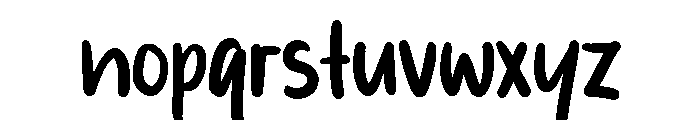 PG Zivora Font LOWERCASE