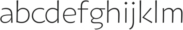 PGF-Americas ExtraLight otf (200) Font LOWERCASE