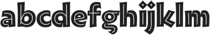 PGF-Americas Inline otf (400) Font LOWERCASE