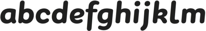 PGF-Dinos Bold-Italic otf (700) Font LOWERCASE