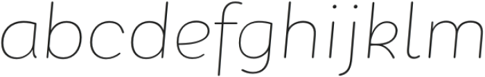 PGF-Dinos Hairline-Italic otf (100) Font LOWERCASE