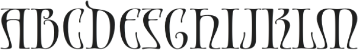 PGF-Elyss Nouveau-Regular otf (400) Font UPPERCASE