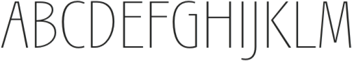 PGF-Elyss-Sans ExtraLight otf (200) Font UPPERCASE