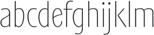 PGF-Elyss-Sans ExtraLight otf (200) Font LOWERCASE