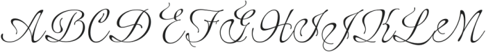 PGF-Elyss Script-Regular otf (400) Font UPPERCASE