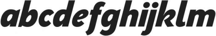 PGF-Now Black Italic otf (900) Font LOWERCASE