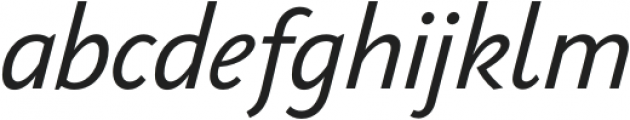 PGF-Now Book Italic otf (400) Font LOWERCASE