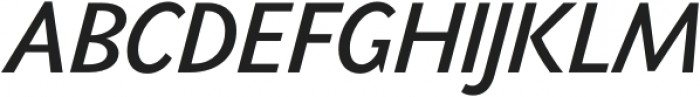 PGF-Now Italic otf (400) Font UPPERCASE