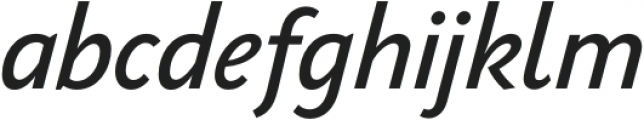 PGF-Now Italic otf (400) Font LOWERCASE
